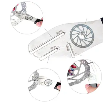Portabil Biciclete Biciclete Rotorului Frânei Cu Discuri Roata De Aliniere Centru Instrument Cheie