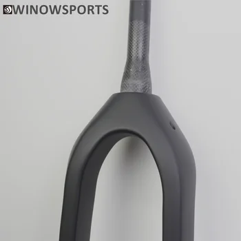 Winowsports Nou 110*15mm carbon 29er munte de carbon mtb furca max anvelope 2.8