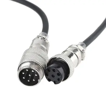 2020 Nou 8pini Spiralat în Extensie Cablu de Microfon 8Core Aviației Plug de sex Masculin pentru a 8Core Aviației Mufa de Cablu de Înaltă Calitate