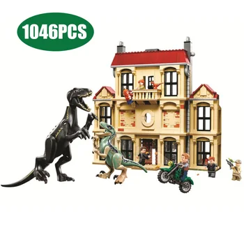 Parcul Jurassic World 2 Dinozaur 10928 Lockwood Imobiliare Compatibil cu Lepining 75930 Bloc Jucarii si Cadouri pentru Copii