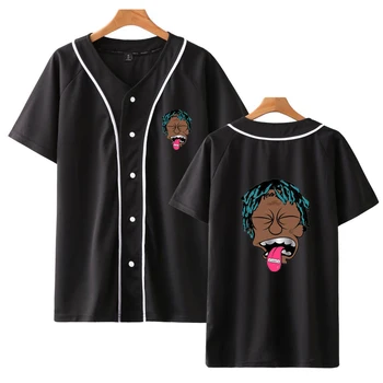 LIL UZI VERT Hip Hop Tipărite de Baseball T-shirt Femei/Bărbați de Vara cu Maneci Scurte Moda Tricouri Casual, Rapper-ul Fierbinte de Vânzare Tricouri