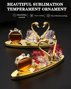 Masina Accessori Cristal Vehicul Parfum Interior Ornament Nouă Generație de Aliaj de Blocare Inima Ta a Îmbunătăți de Conducere 9976