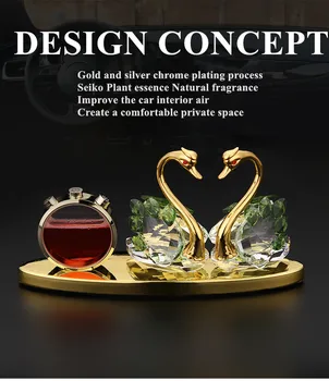 Masina Accessori Cristal Vehicul Parfum Interior Ornament Nouă Generație de Aliaj de Blocare Inima Ta a Îmbunătăți de Conducere